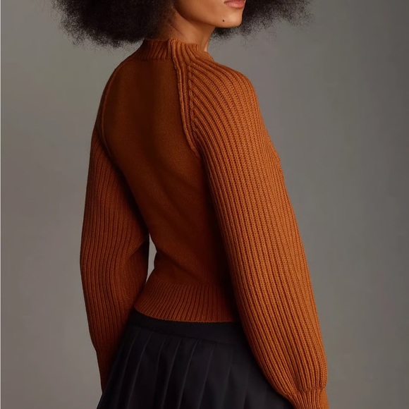 Maeve Sweaters - Anthropologie Maeve copper bubble sleeve